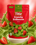 Titiz Crunchy Erdbeeren mit Matcha – 100 g