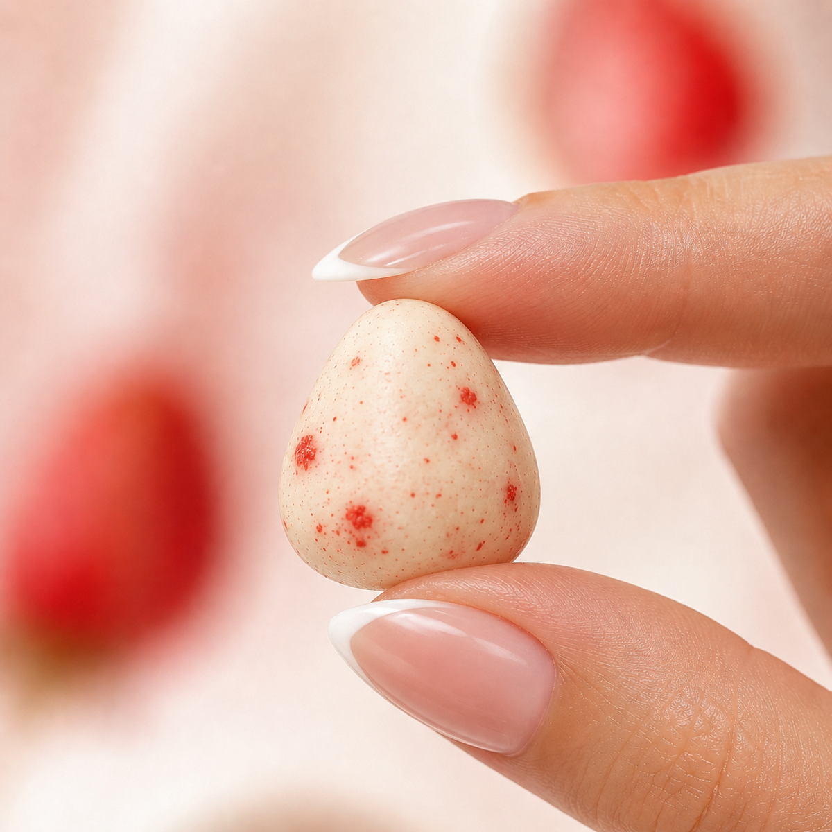 Titiz Crunchy Erdbeeren mit Milchcreme – 100 g