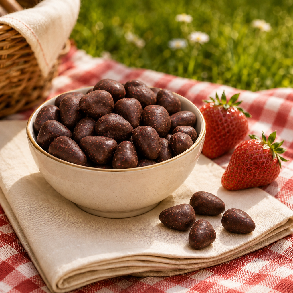 Titiz Crunchy Erdbeeren mit Kakao – 100 g
