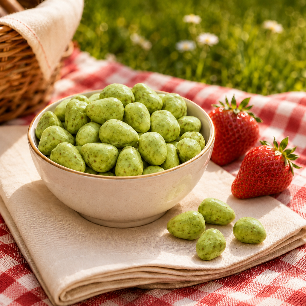 Titiz Crunchy Erdbeeren mit Matcha – 100 g