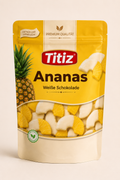 Titiz Ananasstückchen in weißer Schokolade - 150g